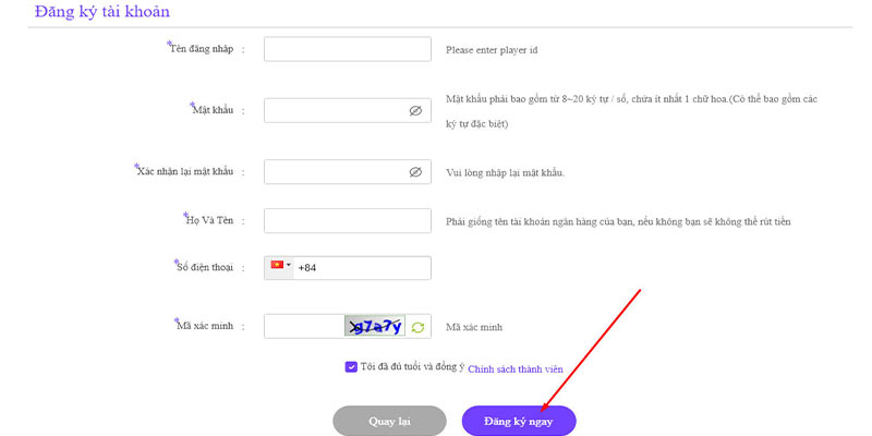 Đăng Ký Bet88 Chi Tiết Từ A Đến Z Cho Anh Em Mới 2 Biểu mẫu đăng ký tài khoản Bet88